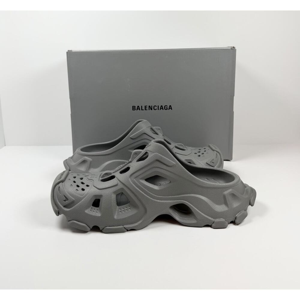 Size 45EU/12US - Balenciaga HD Mule Slip On Gray NEW! - Picture 7 of 10